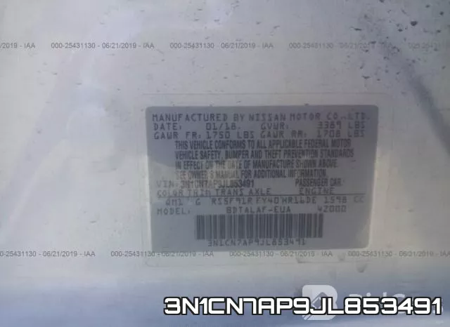 3N1CN7AP9JL853491 фото 10