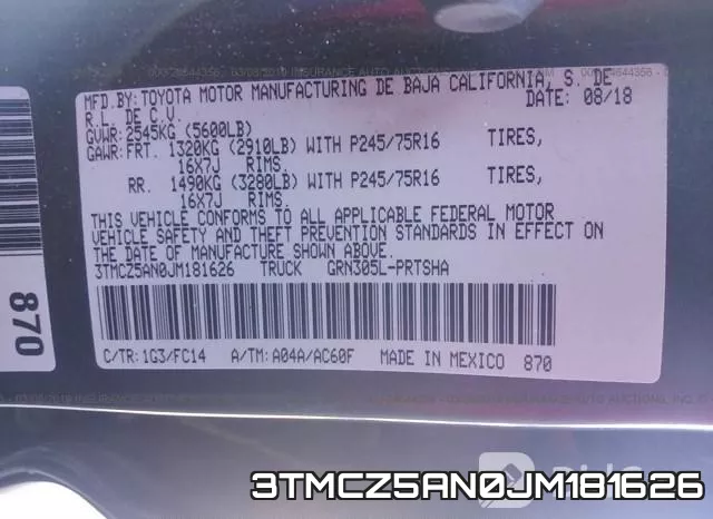 3TMCZ5AN0JM181626 фото 10