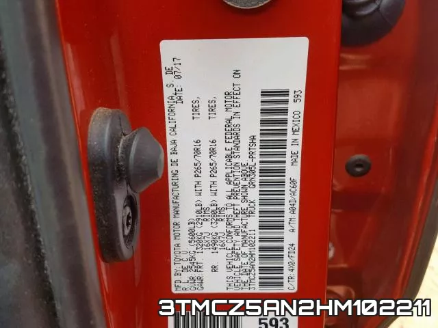 3TMCZ5AN2HM102211 фото 2