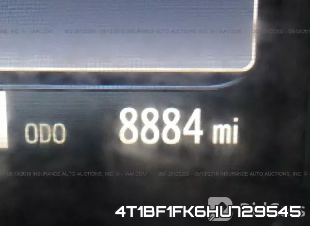 4T1BF1FK6HU729545 фото 8