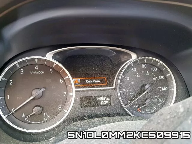 5N1DL0MM2KC509915 фото 9