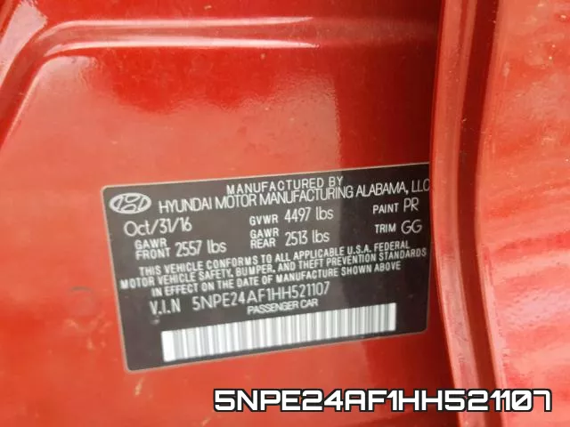5NPE24AF1HH521107 фото 2
