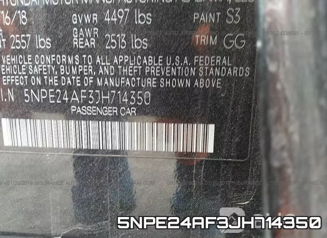 5NPE24AF3JH714350 фото 10