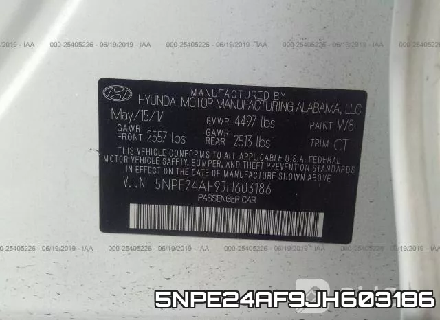 5NPE24AF9JH603186 фото 10