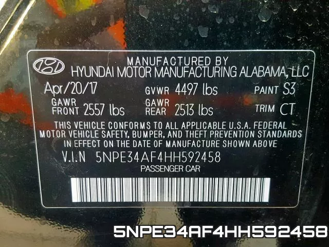 5NPE34AF4HH592458 фото 2