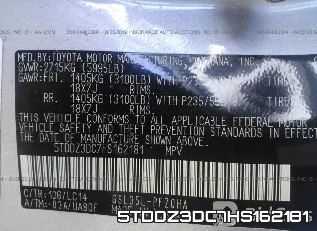 5TDDZ3DC7HS162181 фото 10