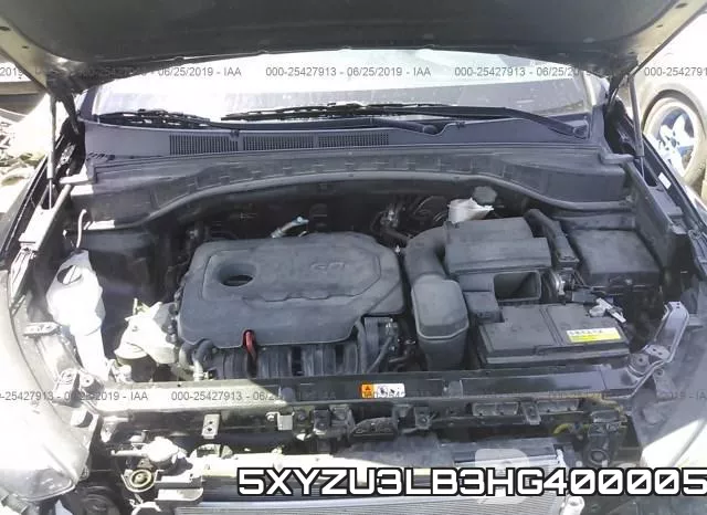 5XYZU3LB3HG400005 фото 2