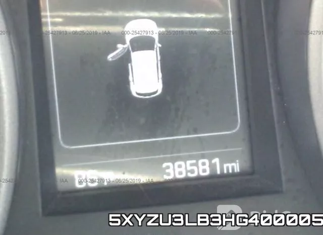 5XYZU3LB3HG400005 фото 8
