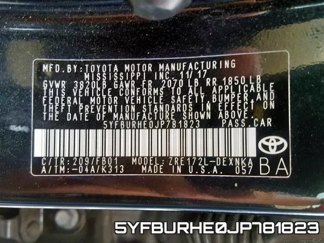 5YFBURHE0JP781823 фото 2