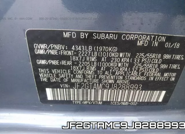 JF2GTAMC9J8288993 фото 10