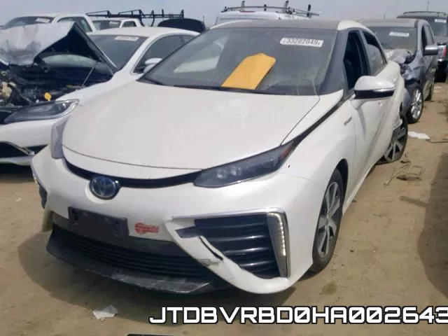 JTDBVRBD0HA002643 фото 3