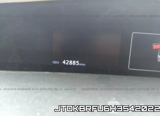 JTDKBRFU6H3542022 фото 7