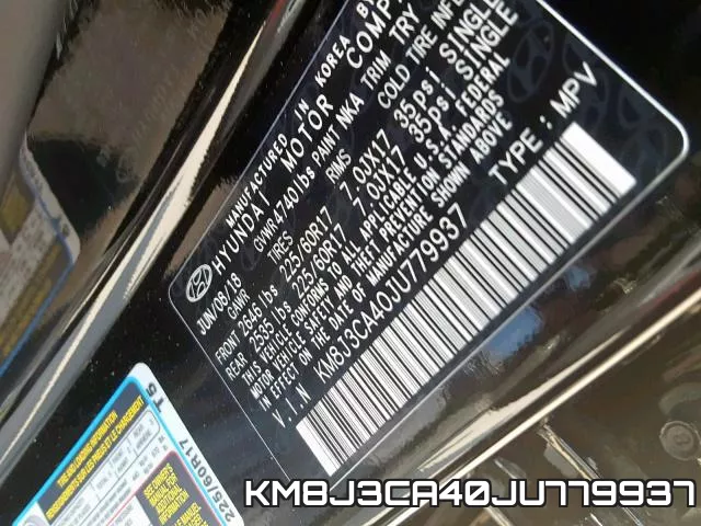 KM8J3CA40JU779937 фото 2