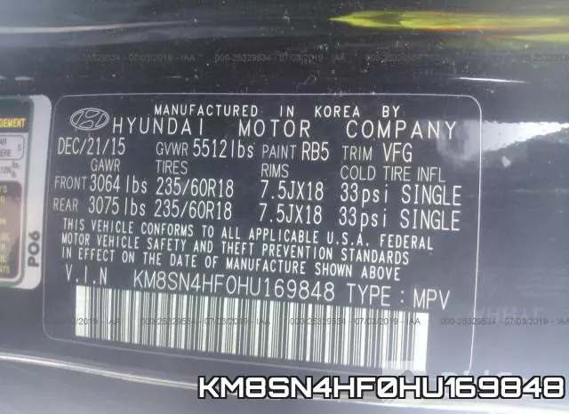 KM8SN4HF0HU169848 фото 10