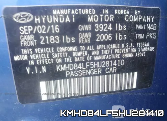 KMHD84LF5HU281410 фото 10