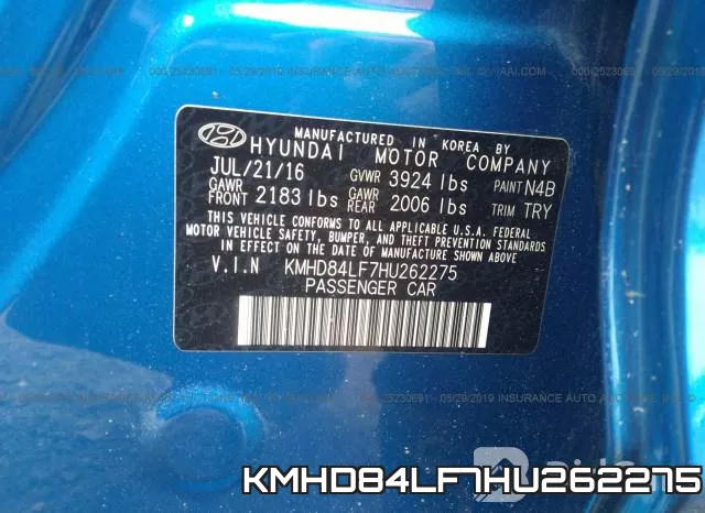KMHD84LF7HU262275 фото 9