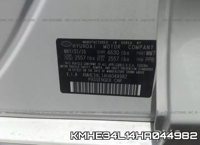 KMHE34L14HA044982 фото 10