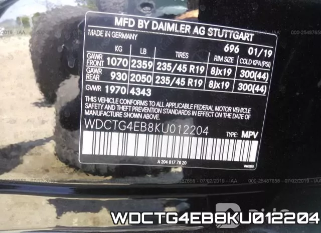 WDCTG4EB8KU012204 фото 10