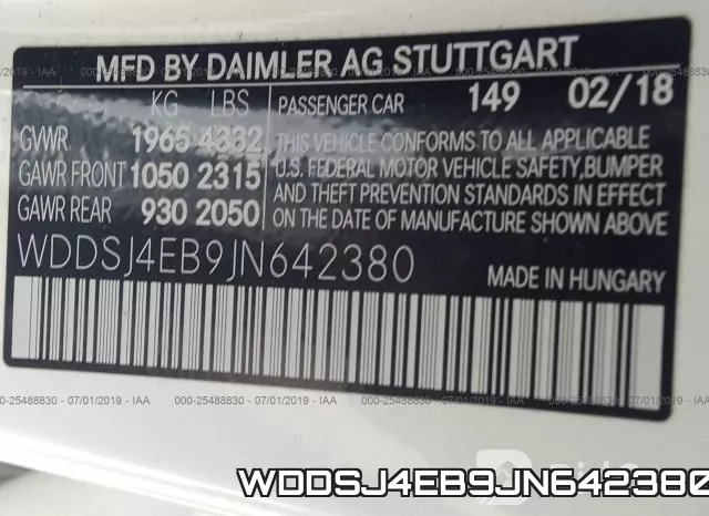 WDDSJ4EB9JN642380 фото 10