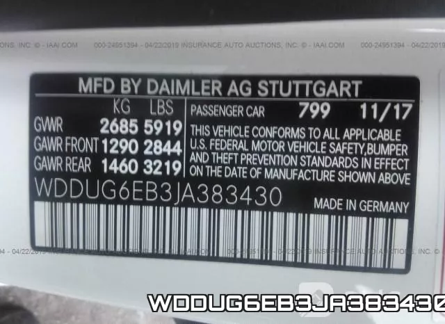 WDDUG6EB3JA383430 фото 10
