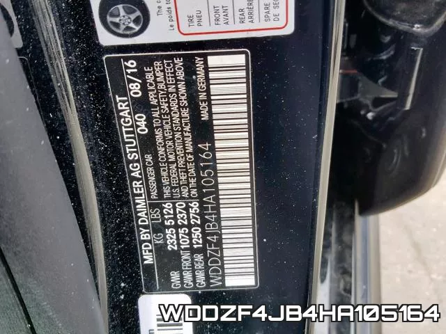WDDZF4JB4HA105164 фото 2