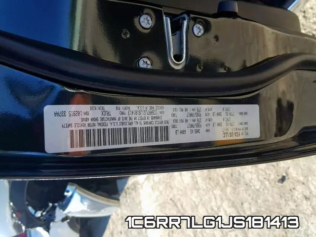 1C6RR7LG1JS181413 фото 2