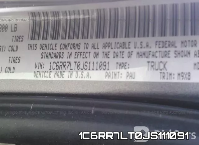 1C6RR7LT0JS111091 фото 9