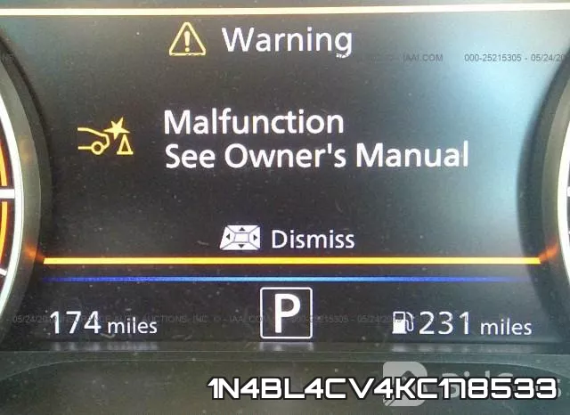 1N4BL4CV4KC178533 фото 8