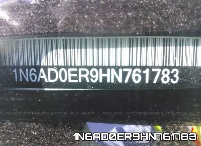1N6AD0ER9HN761783 фото 10