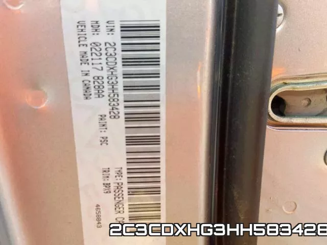 2C3CDXHG3HH583428 фото 2