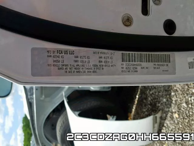 2C3CDZAG0HH665591 фото 2