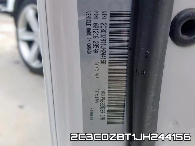 2C3CDZBT1JH244156 фото 2