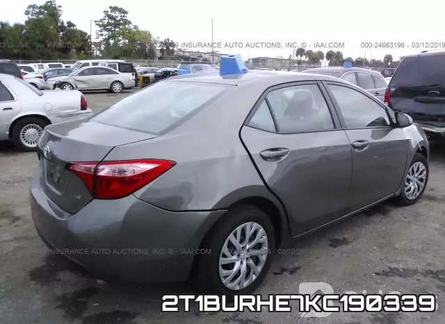 2T1BURHE7KC190339 фото 5
