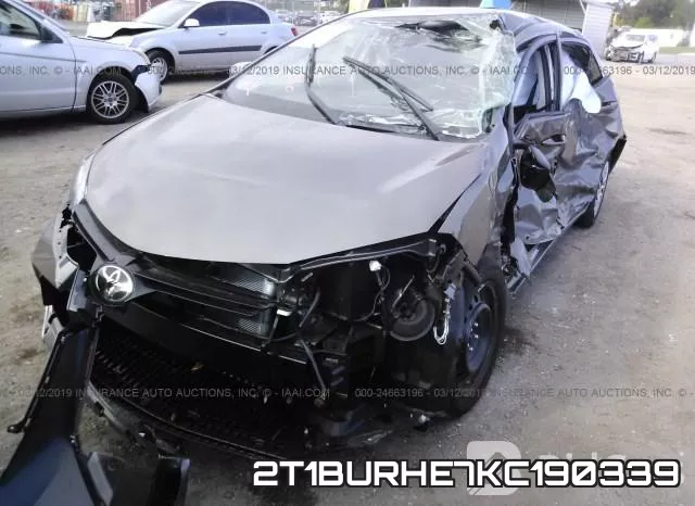2T1BURHE7KC190339 фото 7