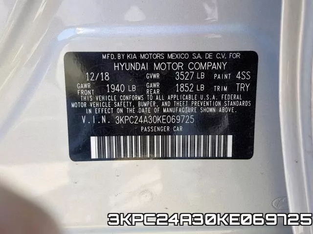 3KPC24A30KE069725 фото 2