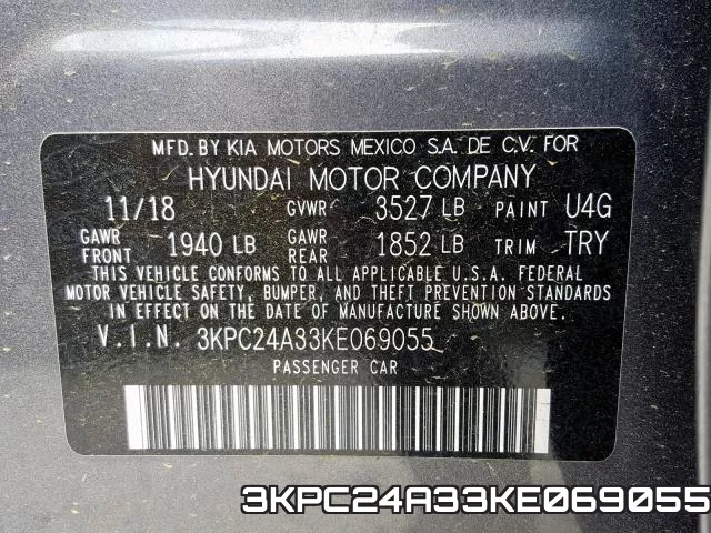 3KPC24A33KE069055 фото 2