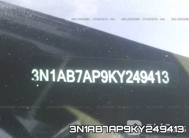 3N1AB7AP9KY249413 фото 10