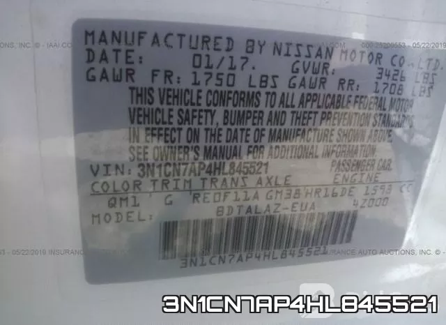 3N1CN7AP4HL845521 фото 10