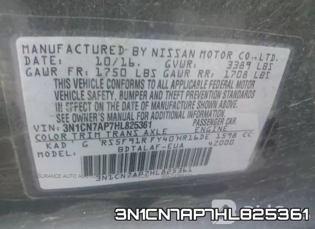 3N1CN7AP7HL825361 фото 10
