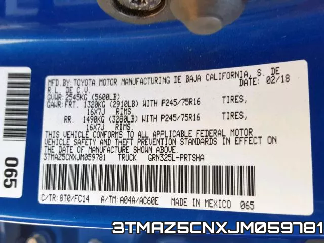 3TMAZ5CNXJM059781 фото 2