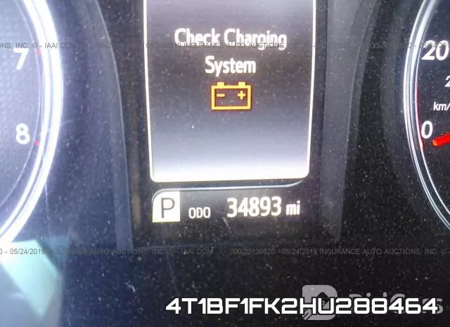 4T1BF1FK2HU288464 фото 8