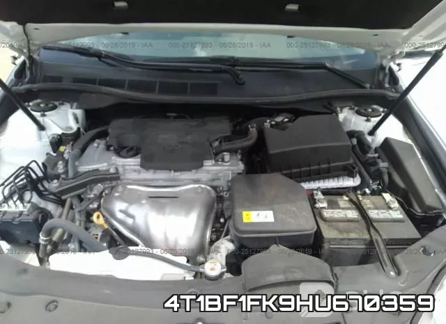4T1BF1FK9HU670359 фото 2