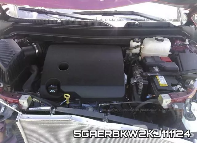5GAERBKW2KJ111124 фото 2