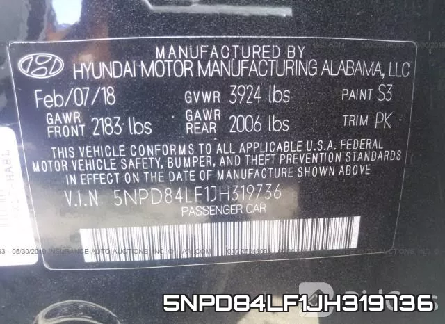 5NPD84LF1JH319736 фото 10