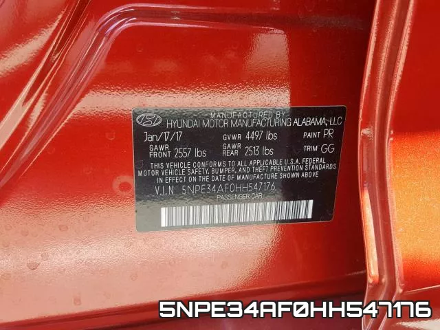 5NPE34AF0HH547176 фото 2