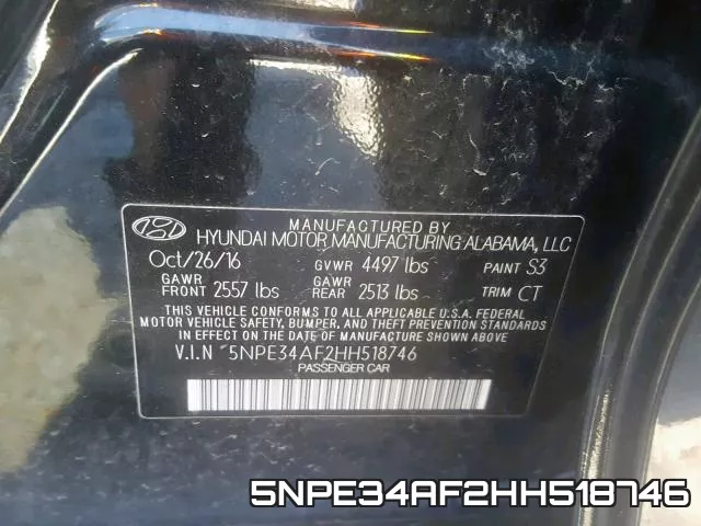 5NPE34AF2HH518746 фото 2