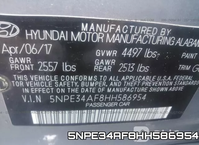 5NPE34AF8HH586954 фото 10