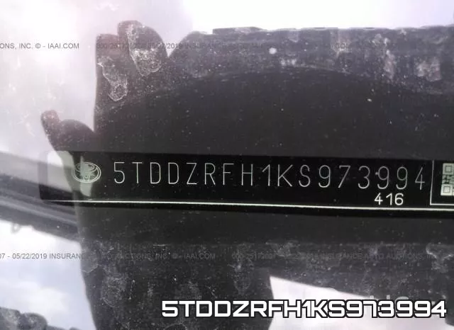 5TDDZRFH1KS973994 фото 10