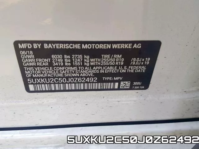 5UXKU2C50J0Z62492 фото 2