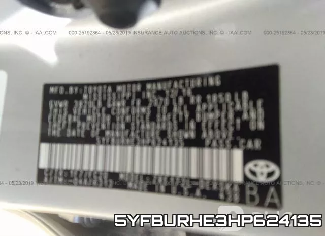 5YFBURHE3HP624135 фото 10